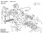 Bosch 0 603 259 160 Pho 3-82 Portable Planer 220 V / Eu Spare Parts